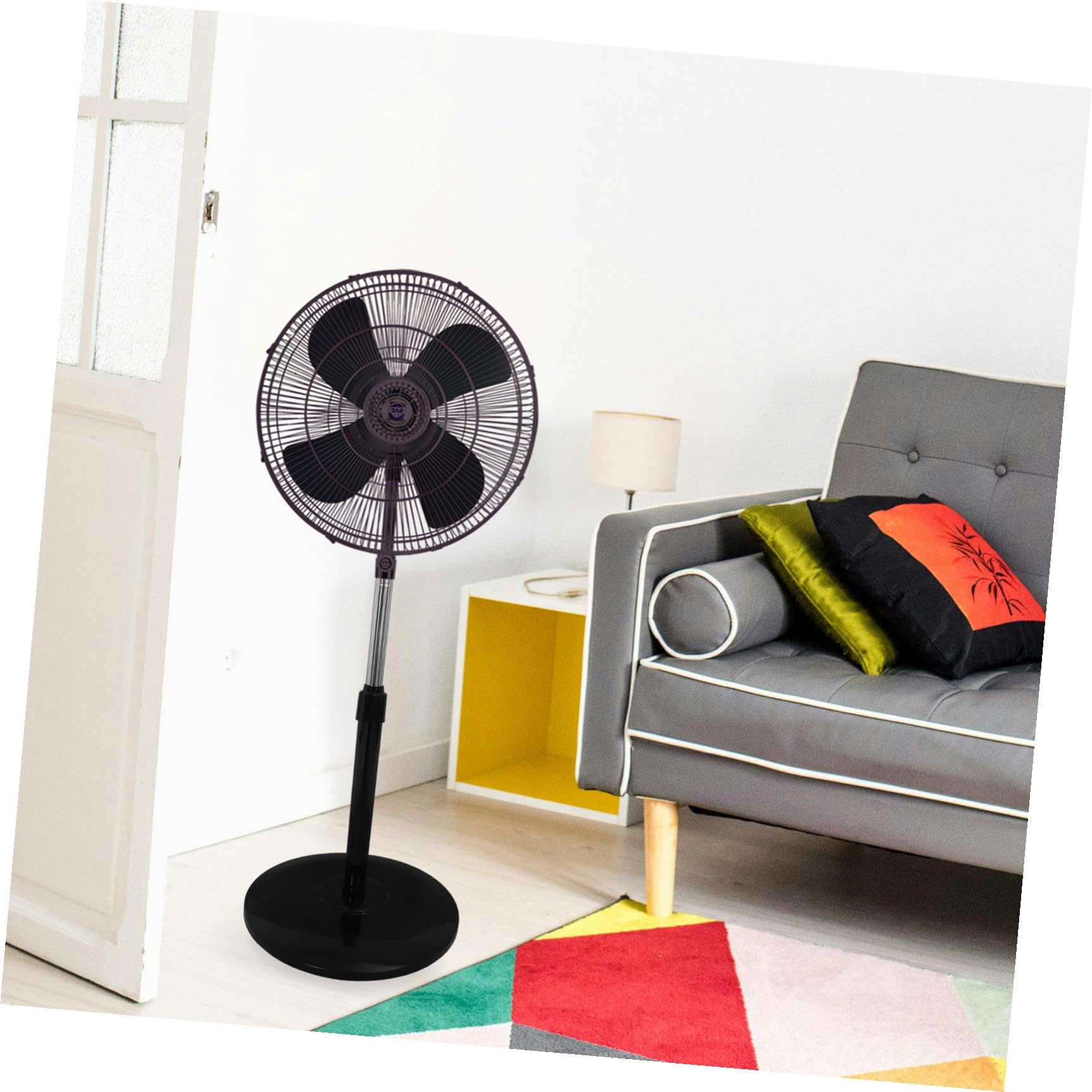 Garneck 1 juego Soporte y Base Inoxidable Compatible con Ventiladores Eléctricos Estable y Duradero para Uso Hogar u Oficina