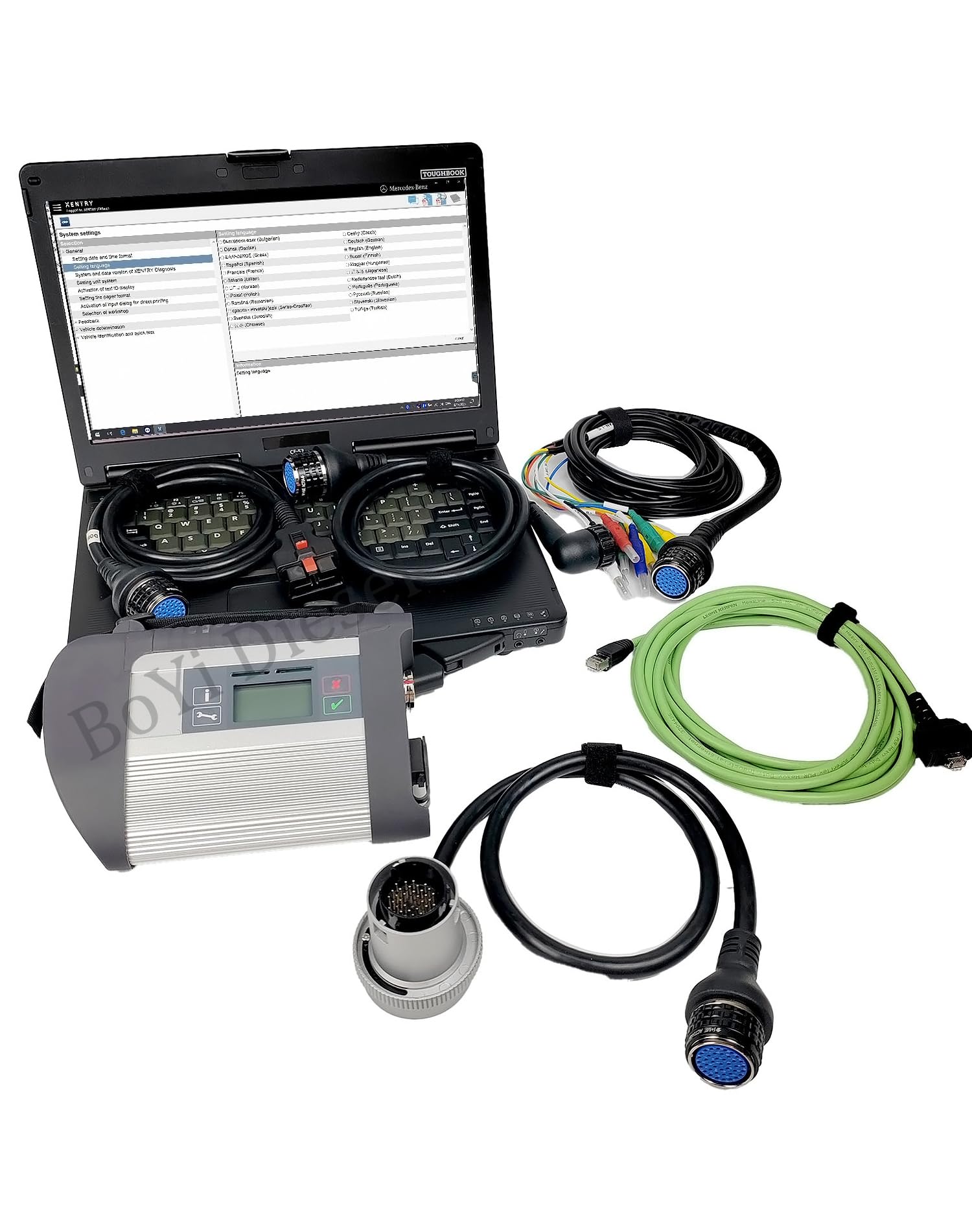 New MB Star Diagnostic Tool C4 Plus DOIP Function Diagnostic Tool 2025 Xentry+DAS+EPC Software for Mer cedes-Ben z Car Truck Scanner (with 2025 Xentry+DAS+EPC&CF53)