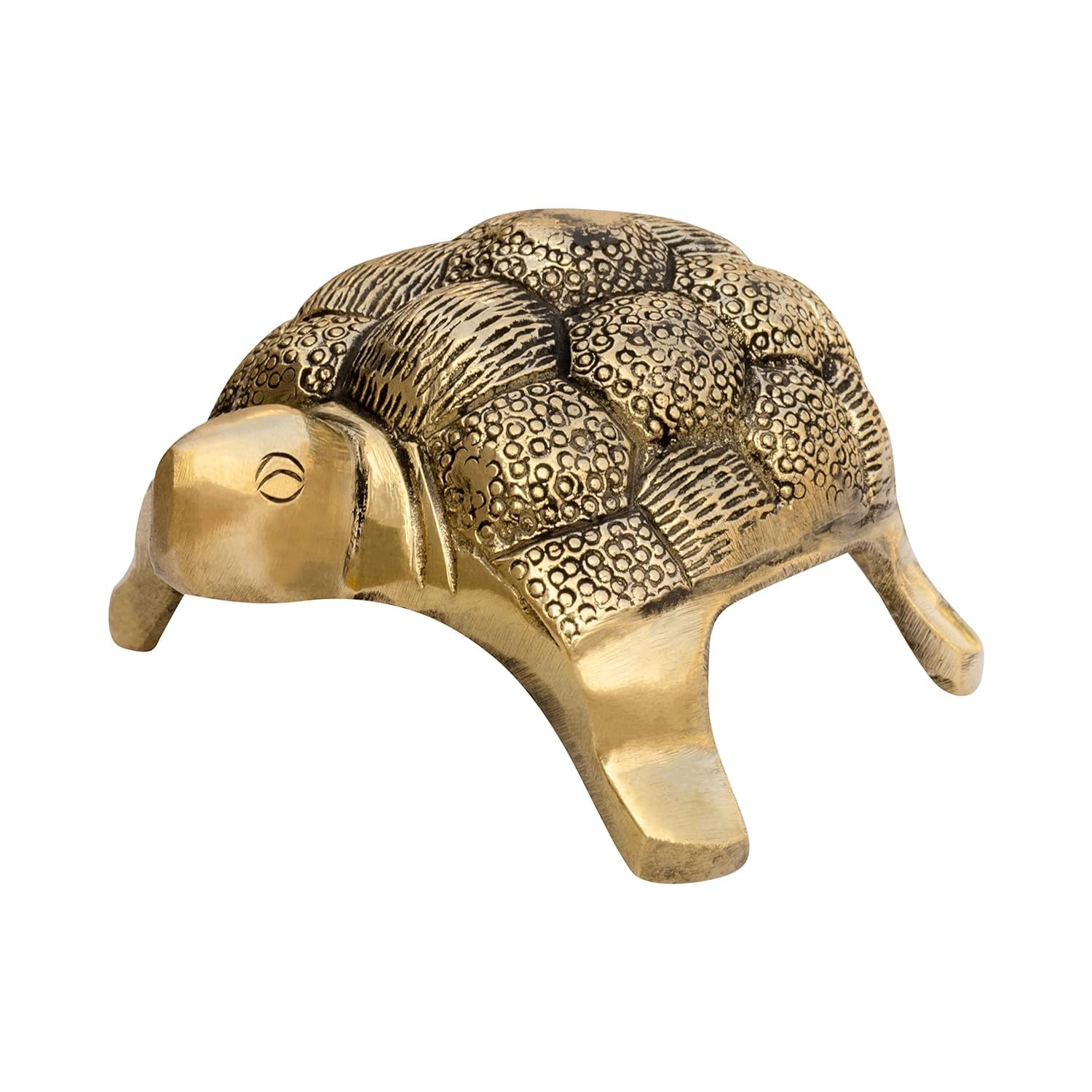 TREE MAISON CORONATING HOMES Brass Vaastu Tortoise | Weight - 590 Gram Approx | Turtle | Feng Shui | Maha Vastu Shastra Remedies | Home Decor | Showpiece | Pack of 1