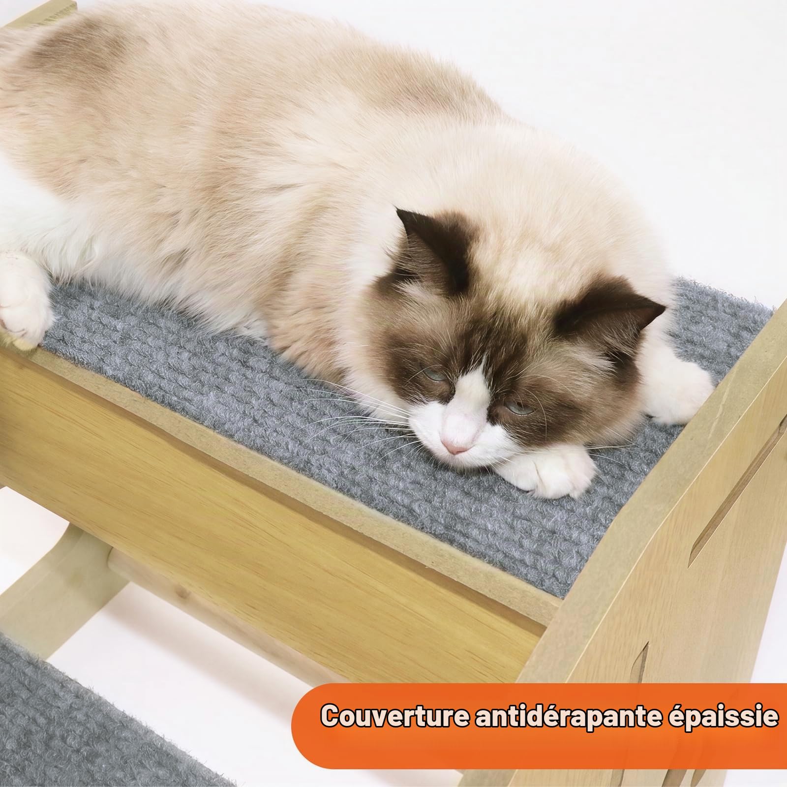 Escalier pour chien, antidérapant, pour canapé, escalier, escalier, pour chats jeunes et vieux chats, 30 cm de haut, pour canapé, lit, lit