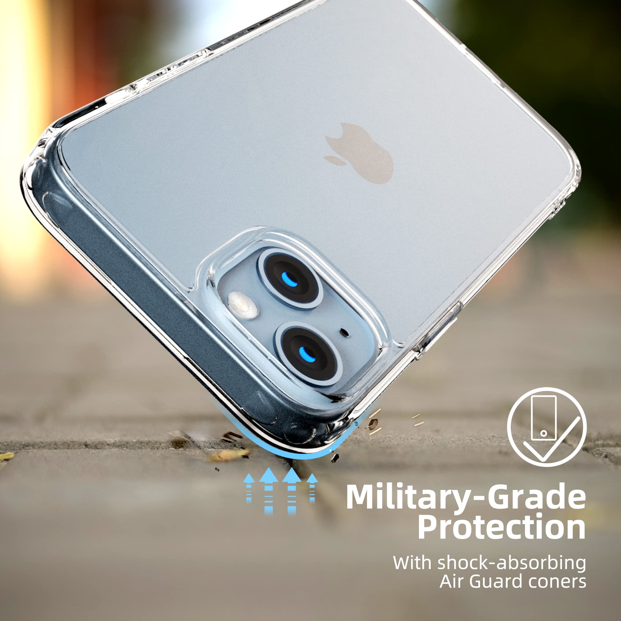 Funda Para IPhone 14 Plus, A Prueba De Golpes De Grado Ilitar, Arco