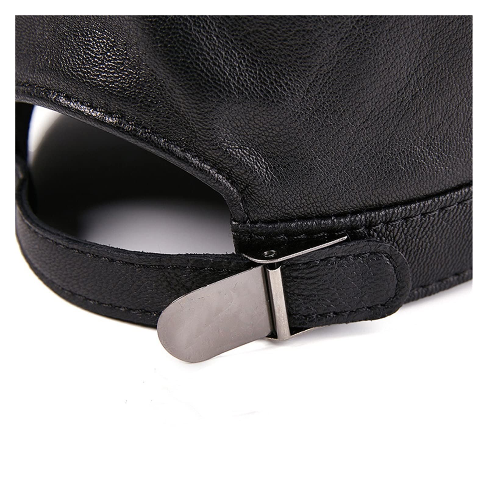 Mil-Itary Hat Męskie dzianiny Prawdziwej Skóry Wojsko Czapka Jesień Winter Beret Men's Real Leather Cap