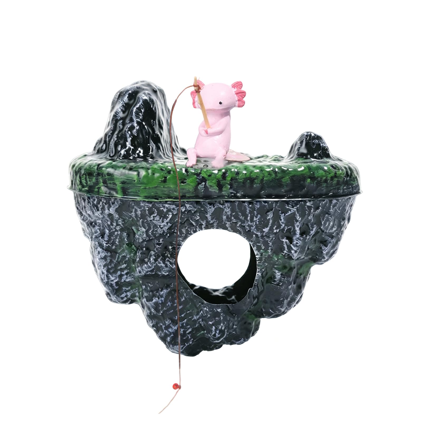 Limtula D Floating Islands Fish Tanks Ecoration With Natural Rock Fishing Float Islands Aquariums Ornament For Fish Tanks Fishing Hideouts