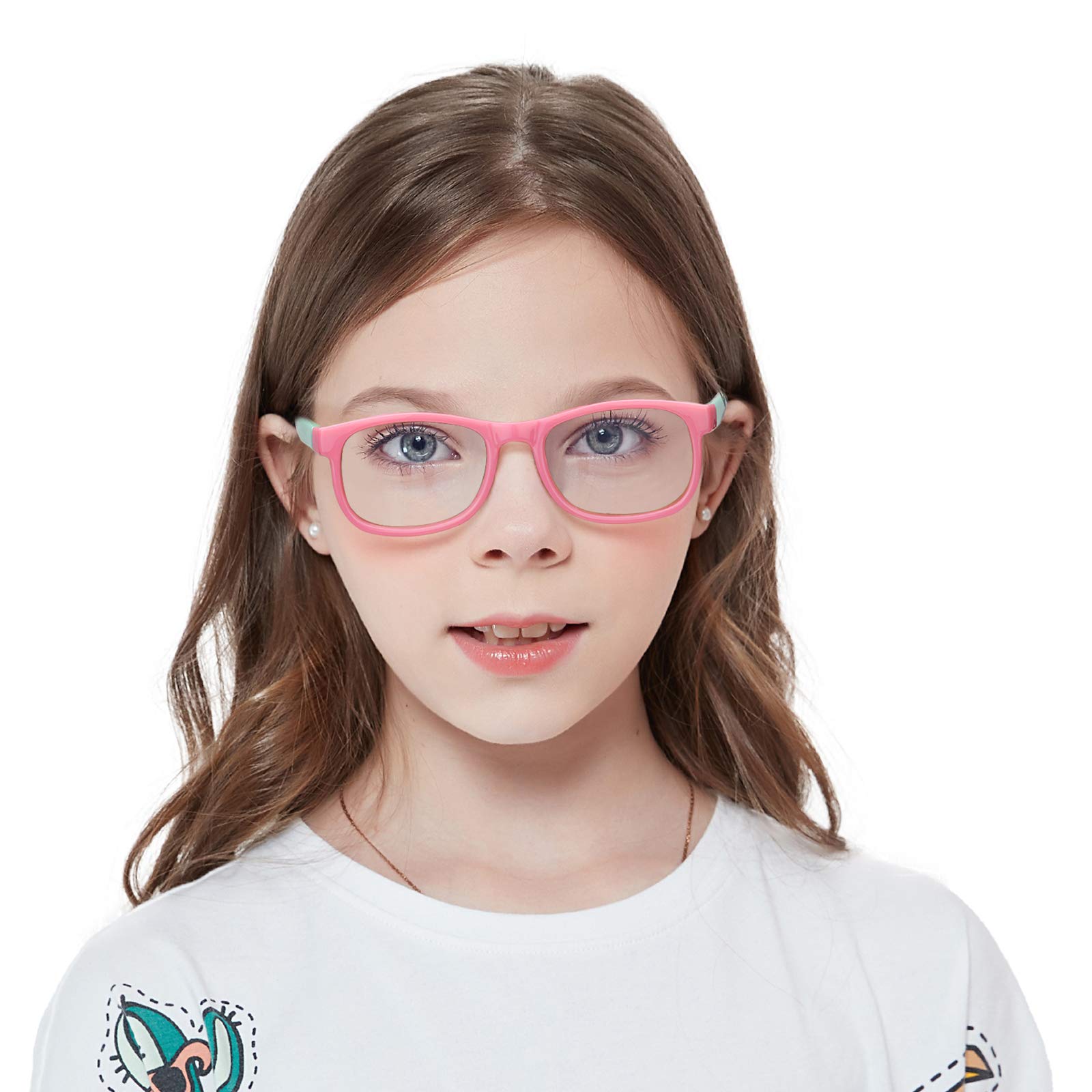 SIPHEW Blue Light Blocking Gl for Kids, Filter Blue Light Computer Gl for Boys Girls Age 3-12 Anti Eyestrain