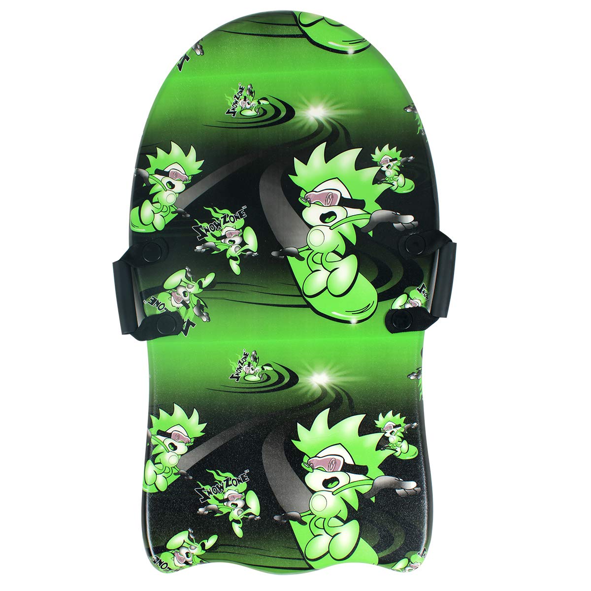 Foam Snow Sled for Kids with 2 Sturdy Soft Handles & Slick Bottom, Toboggan Perfect for 3+ Years Old Boys Girls Winter Outdoor Sport Fun (36 inch)