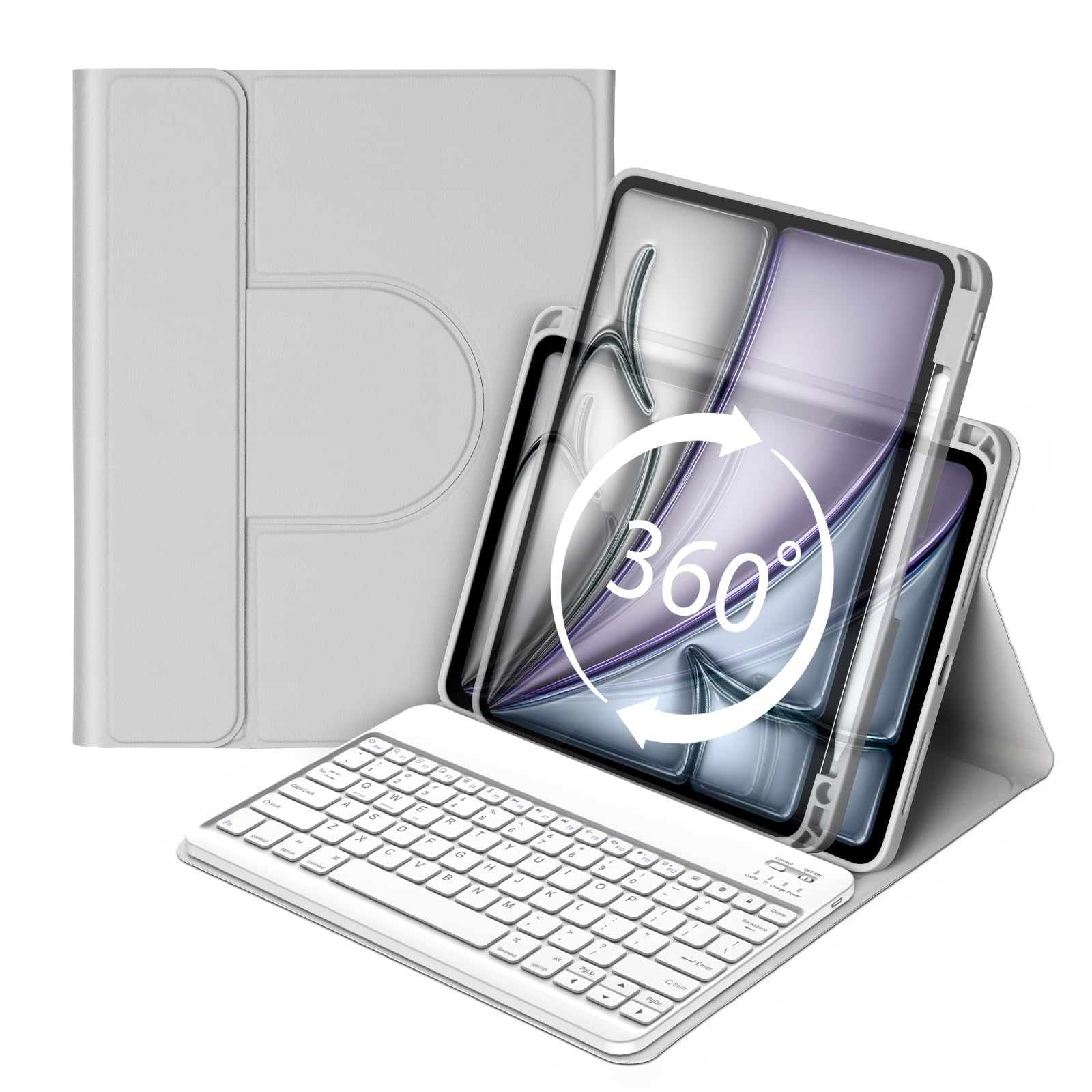iPadアクセサリー ipad 13inch Magic Keyboard BETTDOW Bettdow Capa Com Teclado Para Ipad Air 13 Polegadas M3 2025/M2
