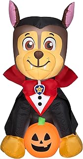 Gemmy Airblown Inflatable Chase as Vampire, 3 ft Tall, Brown