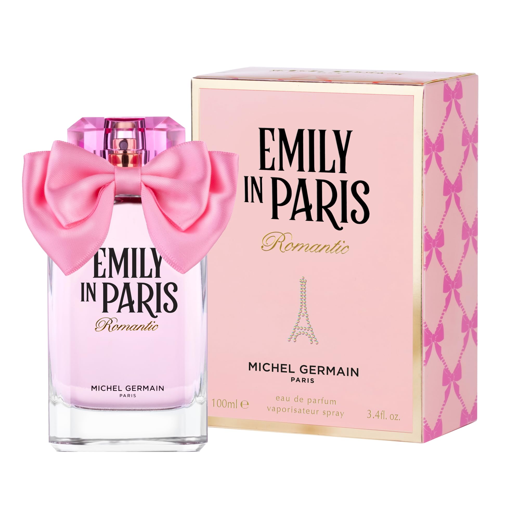 Emily in Paris Romantic, Eau de Parfum Vaporisateur, Pour Femme, Haute Couvrance, Pomme verte, Pamplemousse rose