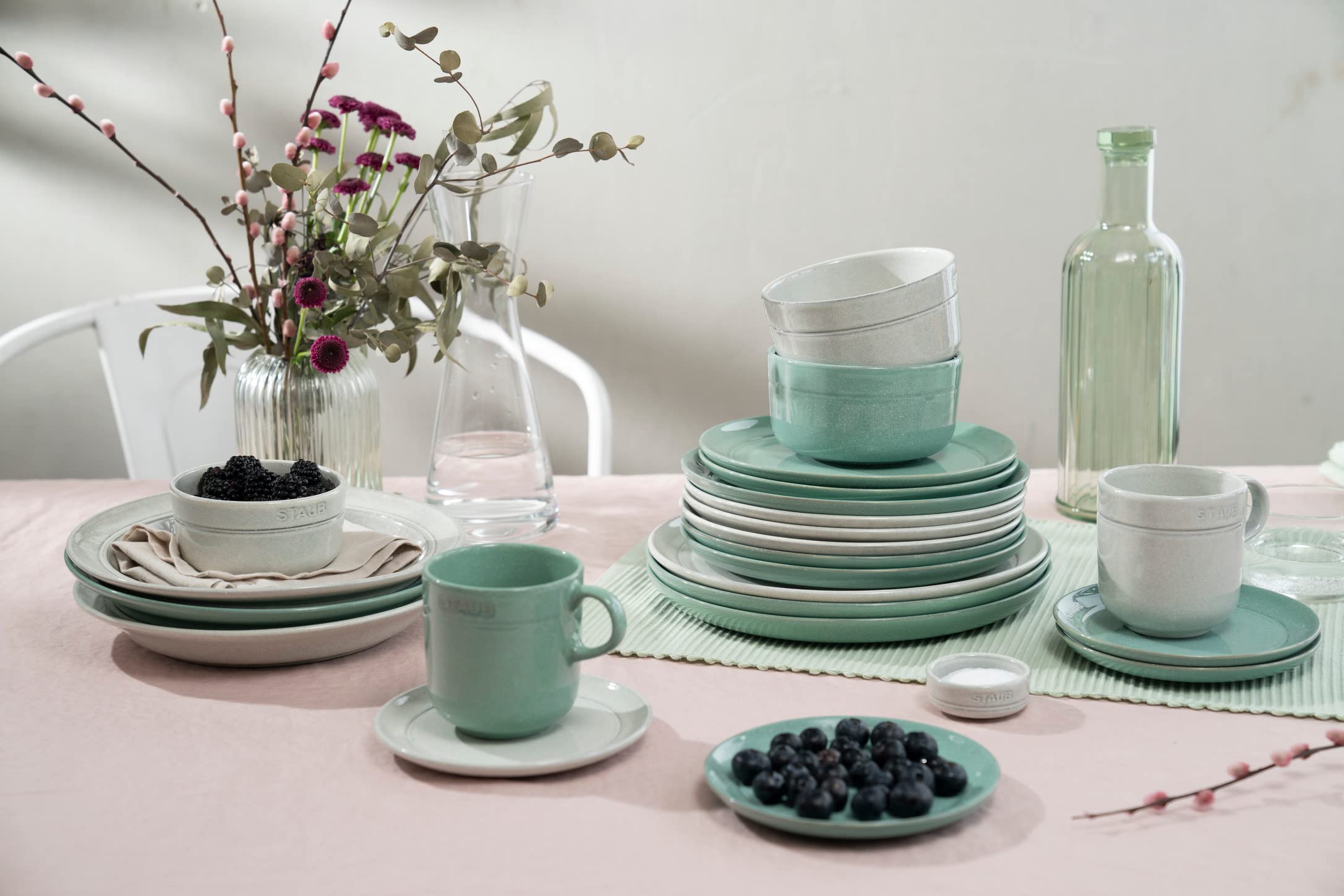 Amazon.co.jp: staub ストウブ 「 プレート 20cm セージグリーン