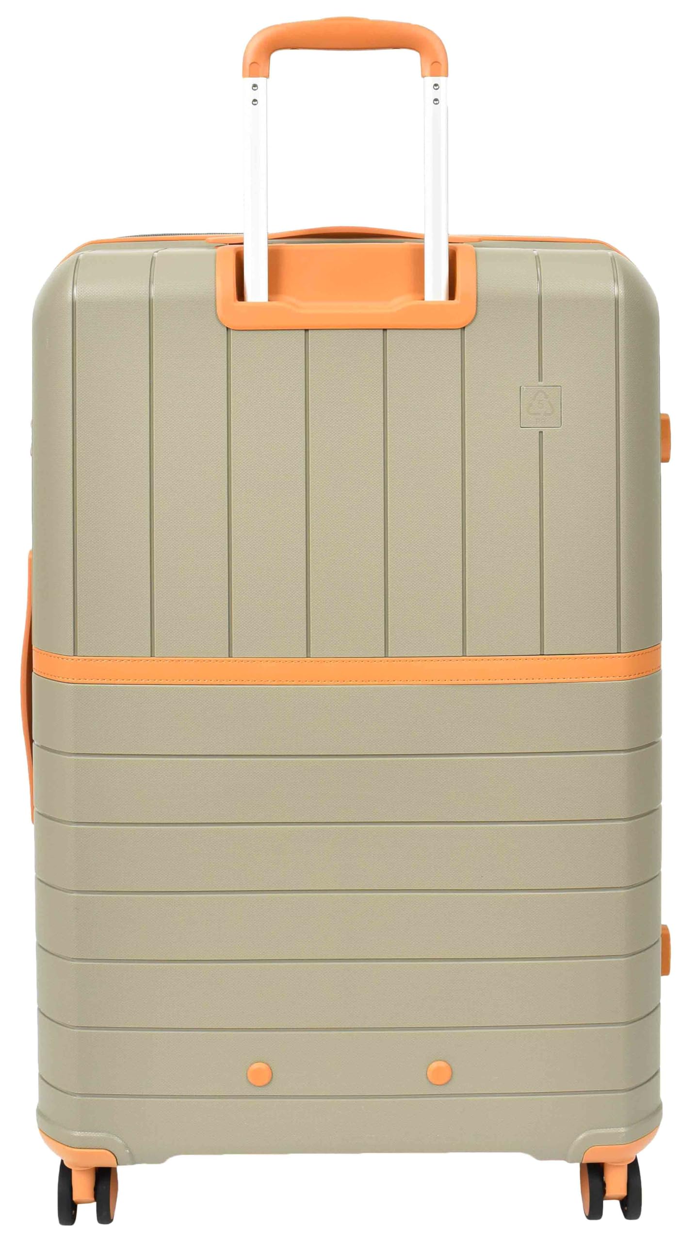 House Of Leather Rozszerzalne walizki na cztery koła solidna twarda skorupa PP bagaż torby podróżne Titania, Szampański, L, Walizka