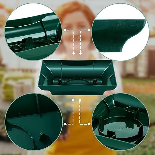 Miniatura 3 de Mumufy 18 unidades de suministros florales de diseño verde cuencos para arreglos florales, suministros de suministros floristería cuencos