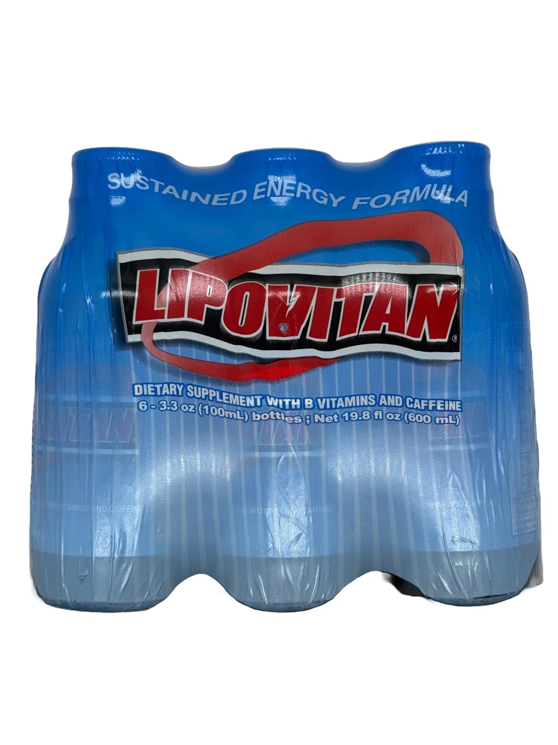 Lipovitan with B Vitamins Energy Drink 3.3 Oz - 100 ml Bottle (Pack of 12)