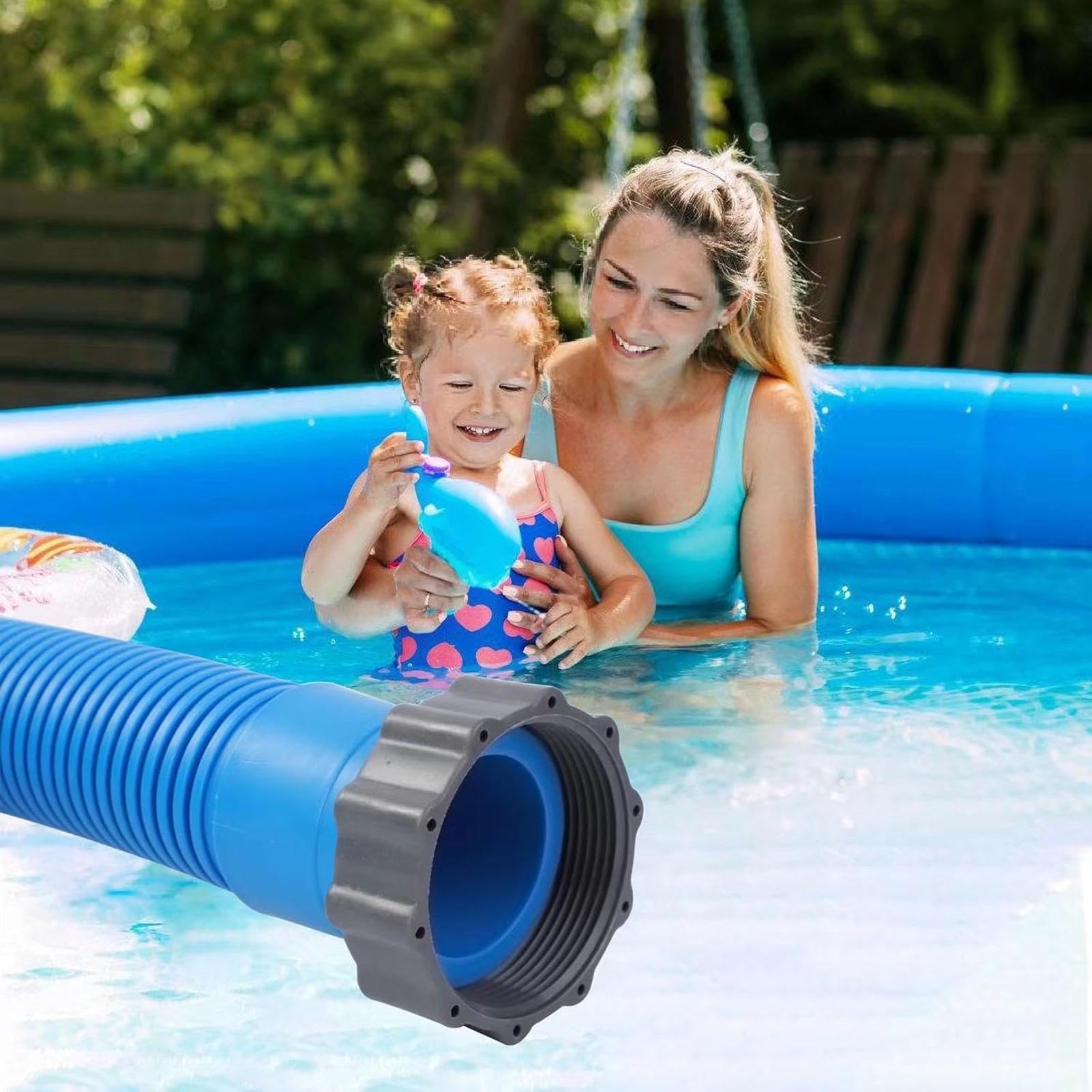 Tubo Ricambio Per Pompa Piscina Intex 1,25'' X 59'' - Confezione Da 3 Pezzi Chiari 29059E