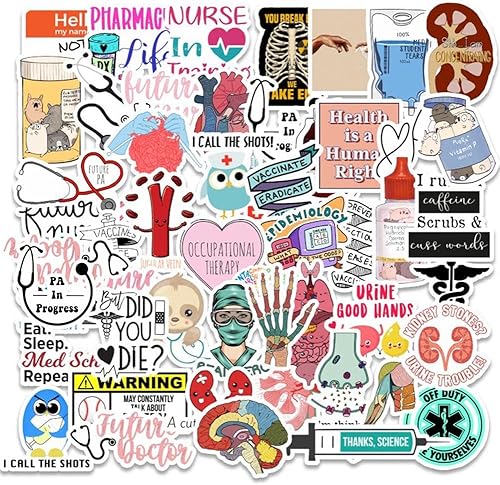 Miniatura 8 de Calcomanías de comida mexicana  50 calcomanías de vinilo impermeables para botellas de agua, bicicleta, laptop, refrigerador, equipaje, teléfono