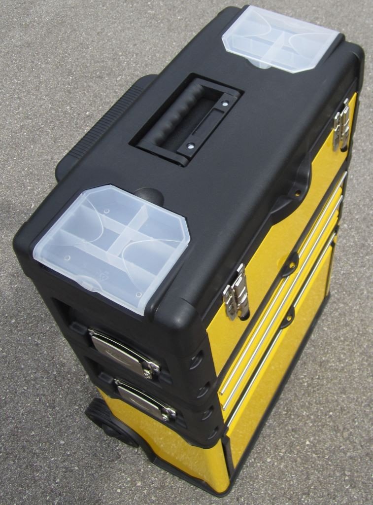 AS-S Trolley portautensili in metallo XL, tipo B305ABD -> ora con fermi per cassetti e lucchetto
