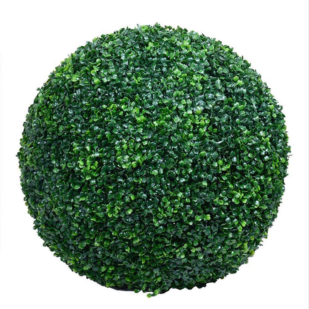 4 Pcs Artificial Topiary Grass Ball, Boxwood Topiary Ball,Green Plastic Plant Ball for Backyard, Garden, Wedding Decor and Home Decor,15cm