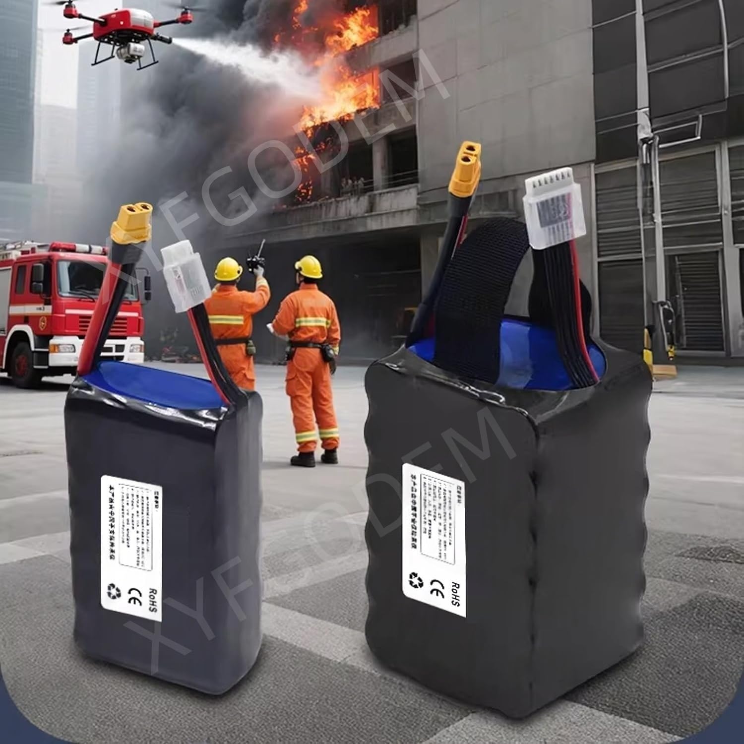 Batteria al litio ricaricabile ad alta capacità 9C, 3S/4S/5S/6S, 22,2 V, 18,5, 14,8 e 11,1, per droni, kit di ricambio per modelli di aerei