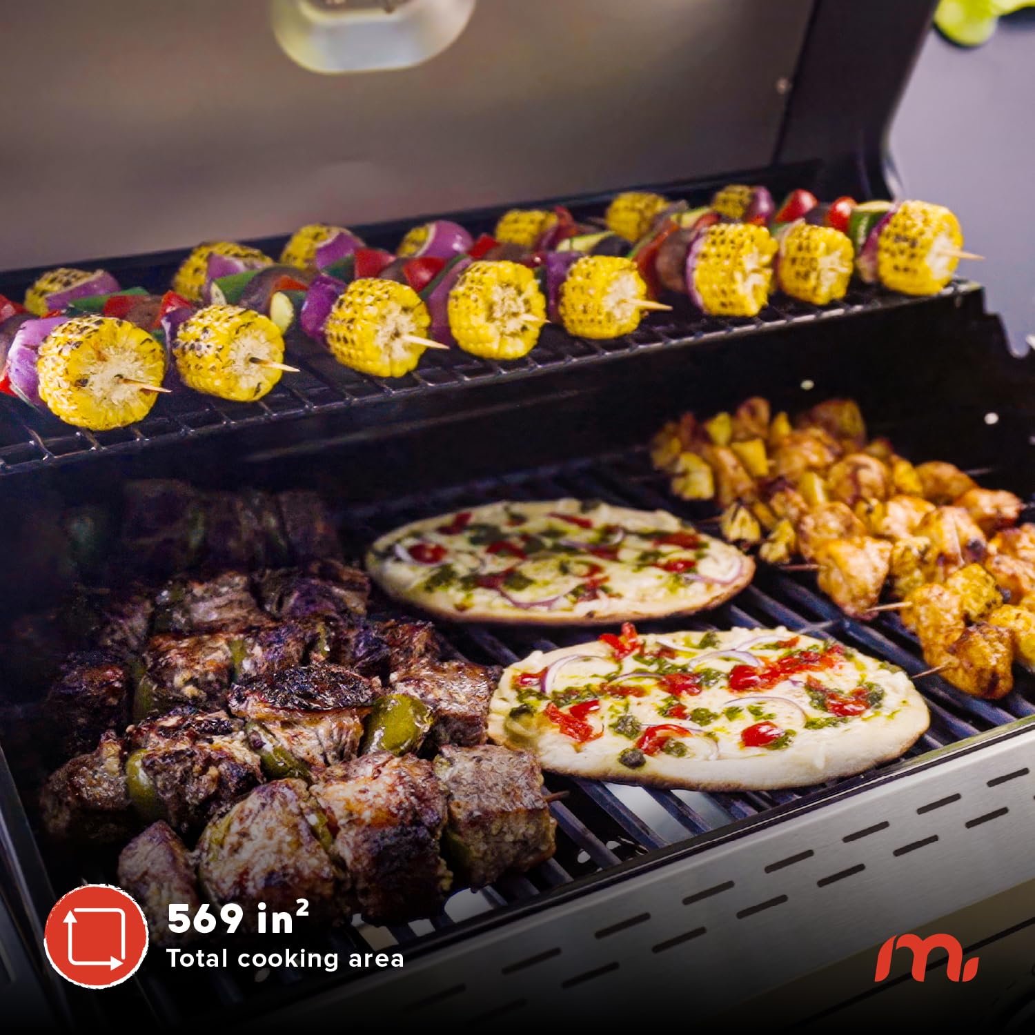 Amazon.com: Megamaster 4-Burner Gas Grill with Side Burner & Grill