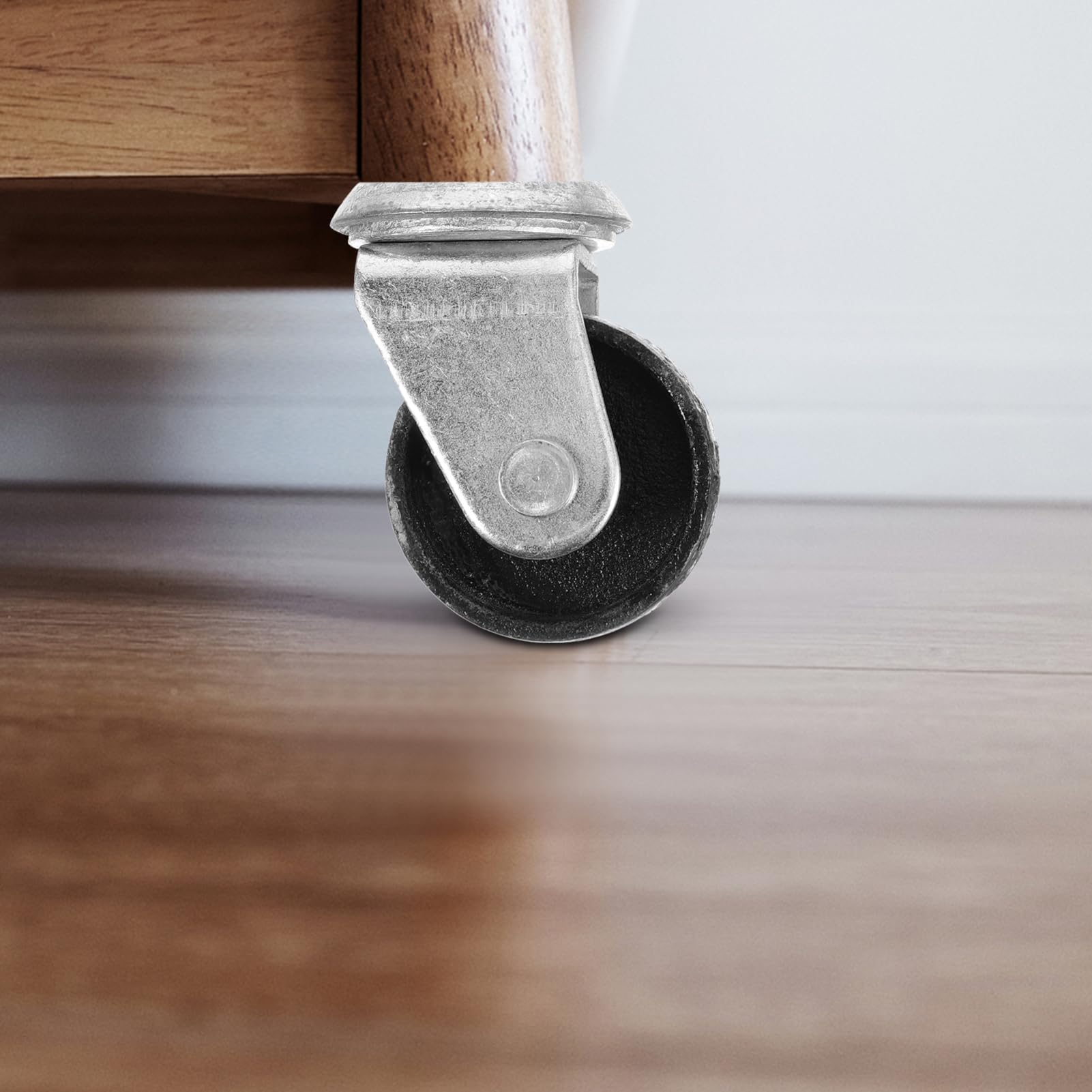 Set 6 Ruote Girevoli Per Martinetti Idraulici - Ricambio Per Jack Da Pavimento, Acciaio, 2 Pezzi X 3 - Foto 4