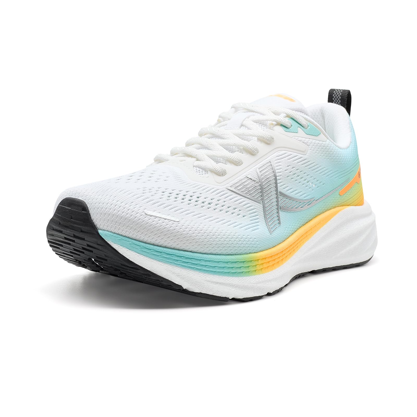 XTEP Laufschuhe Herren Extra Breit, Joggingschuhe Herren Extra Weite, Running Schuhe Breite Füße, Jogging Schuhe Gedämpft Atmungsaktive Fitness Gym Sportschuhe