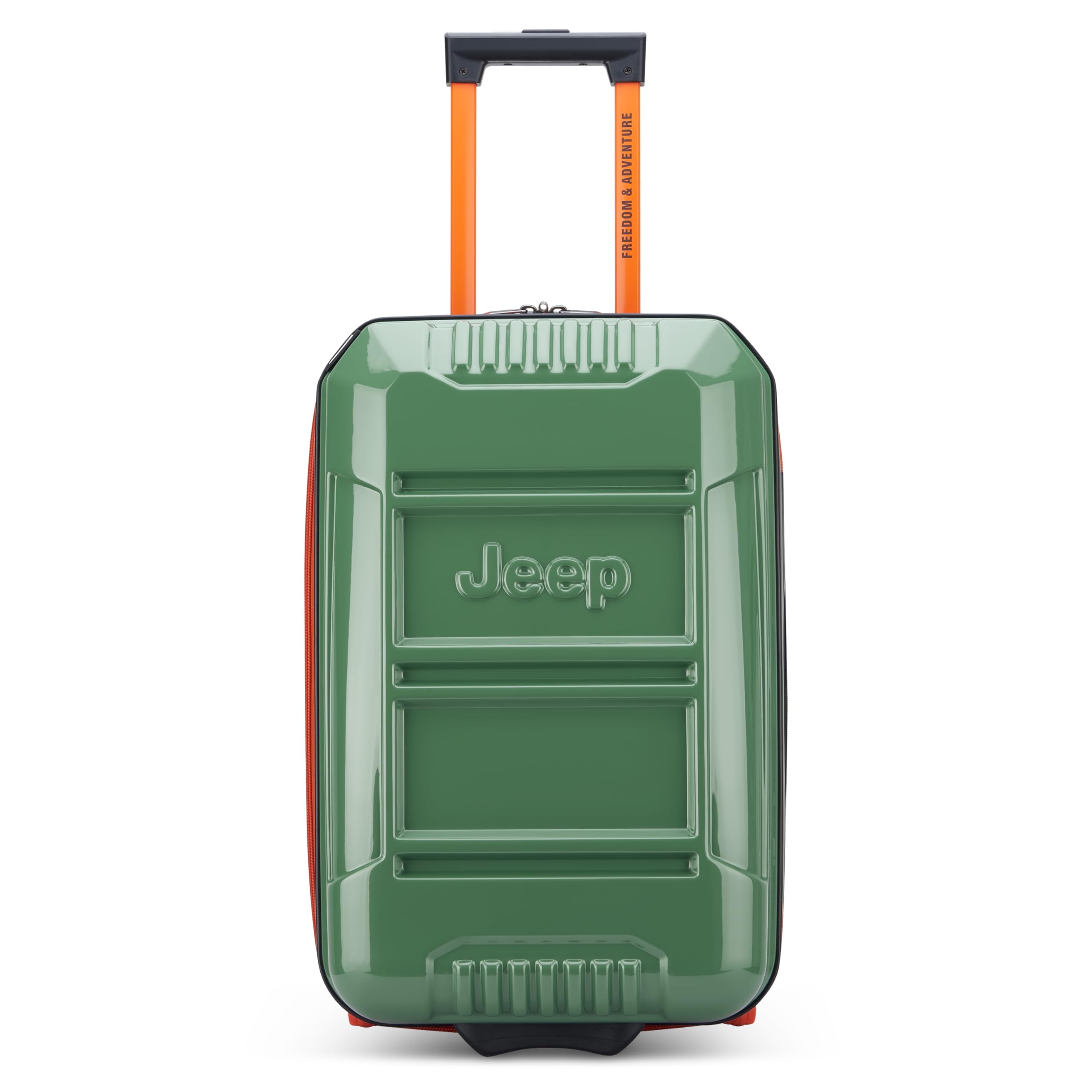 Jeep JH003B Hardside Expandable Luggage with Two Wheels (Elm Green, Carry-On 20 Inch)