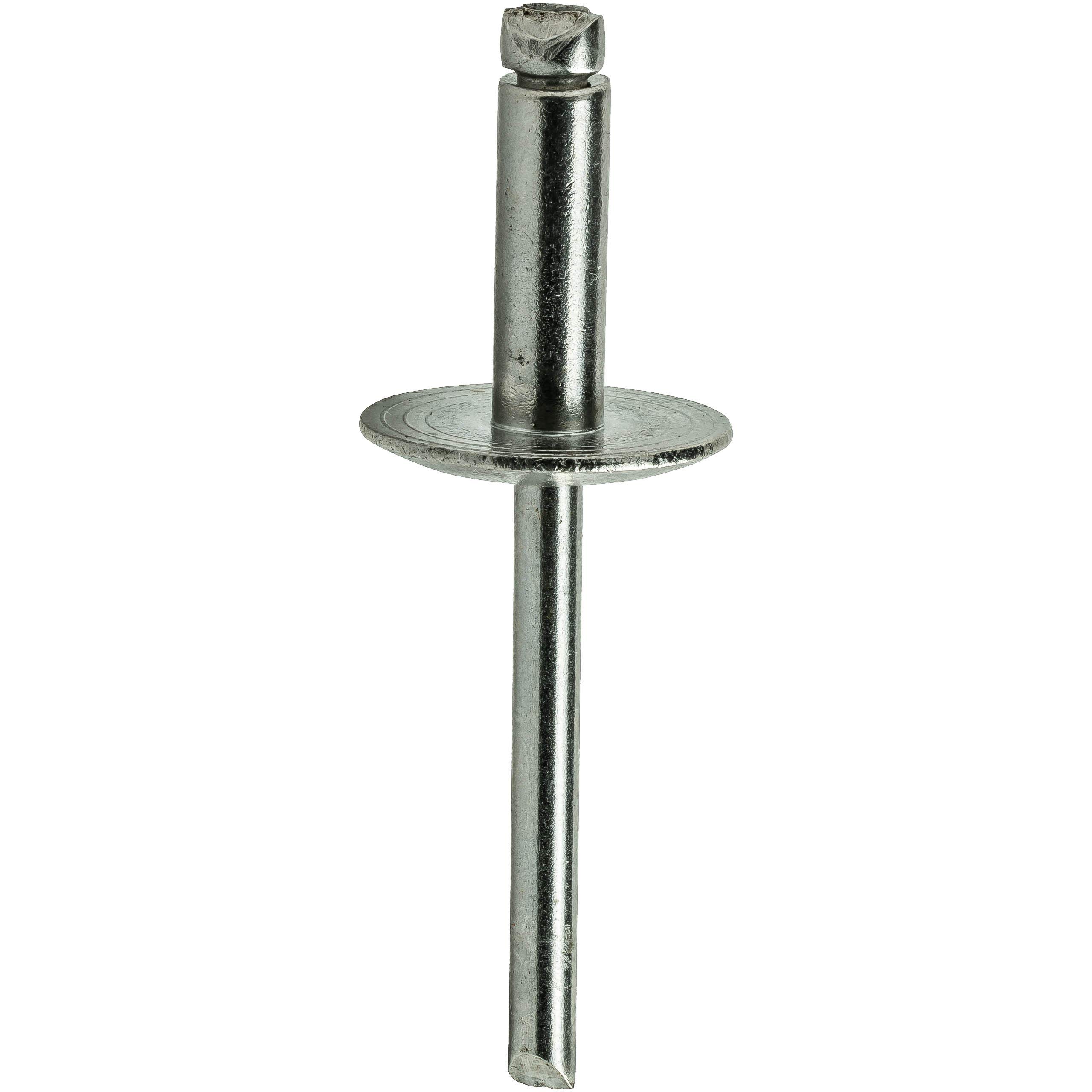 Fastenere Large Flange Stainless Steel Blind Pop Rivets – 1/8” X 3/8” Heavy Duty Rivets For Metal & DIY Projects