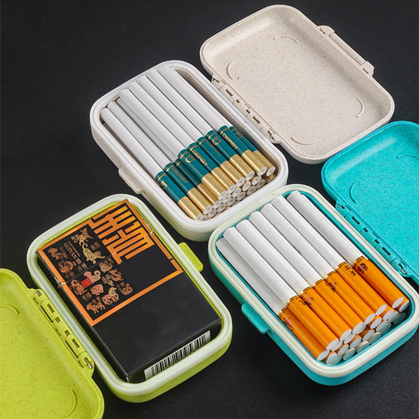 cigarette desk box Vintage Stainless Steel Cigarette Box, USSR Trinket Holder
