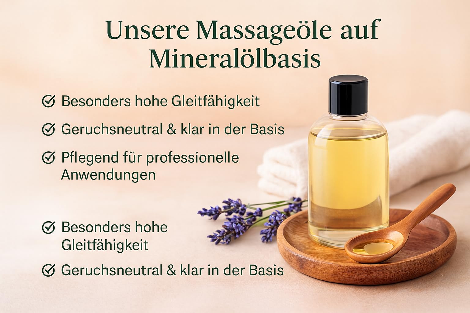 Dufte Momente Massageöl Set – 3 × 3 Liter – freie Duftwahl – Paraffinölbasis – professionelle Gleitfähigkeit – Wellness & Massage – Made in Germany