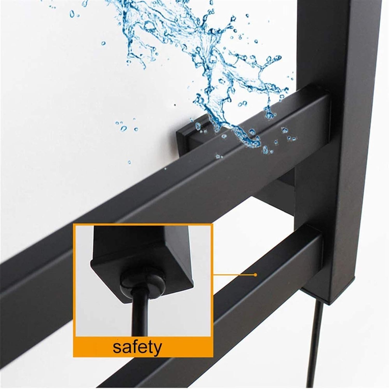 Towel Warmer, Stainless Steel Electric Towel Warmer, Electric Heated Towel Rack Hot Towel Rail with 7 Bars for Bathroom,Bath Towel Dryer