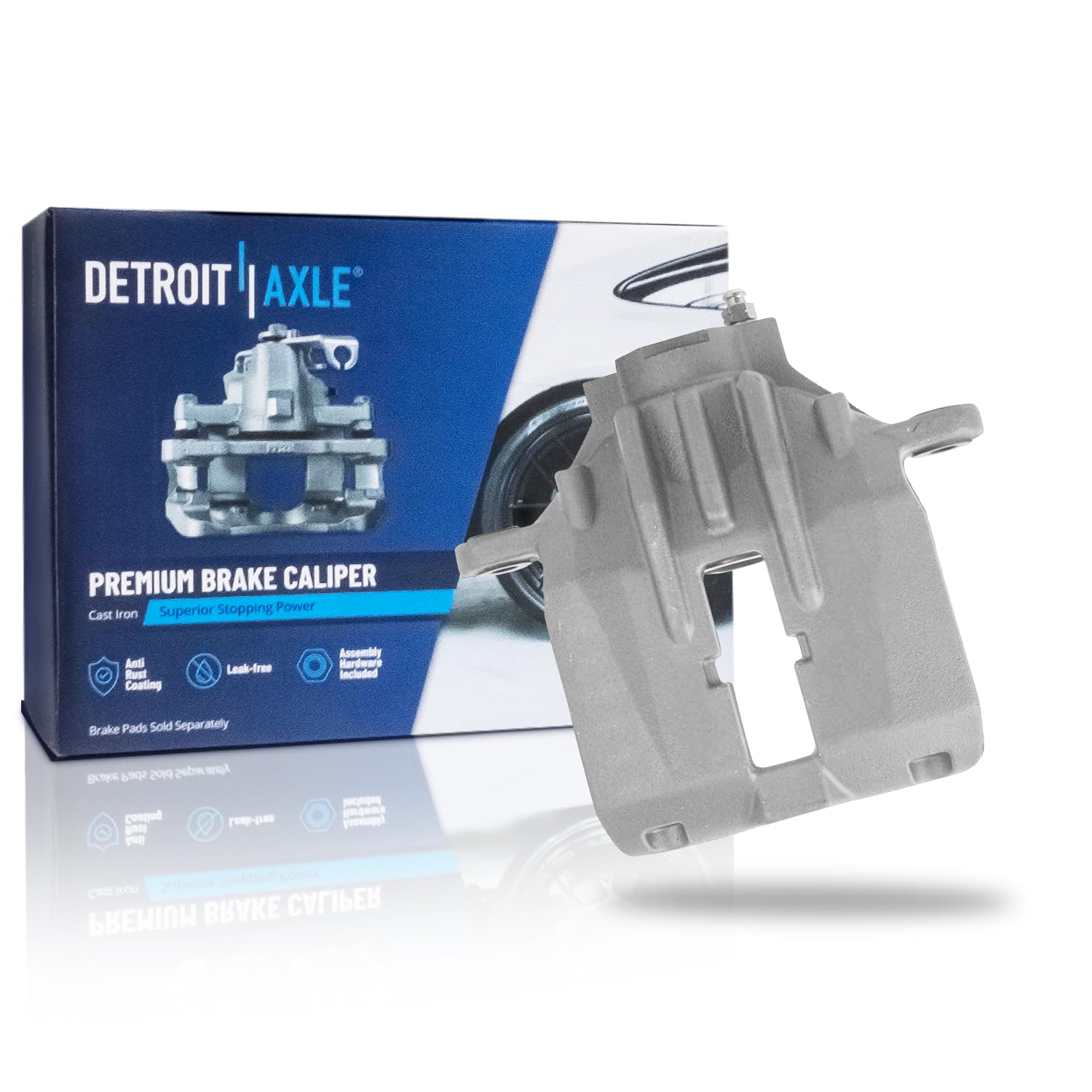 Detroit Axle - Rear Left Brake Caliper for 2005-2010 Chevrolet Corvette