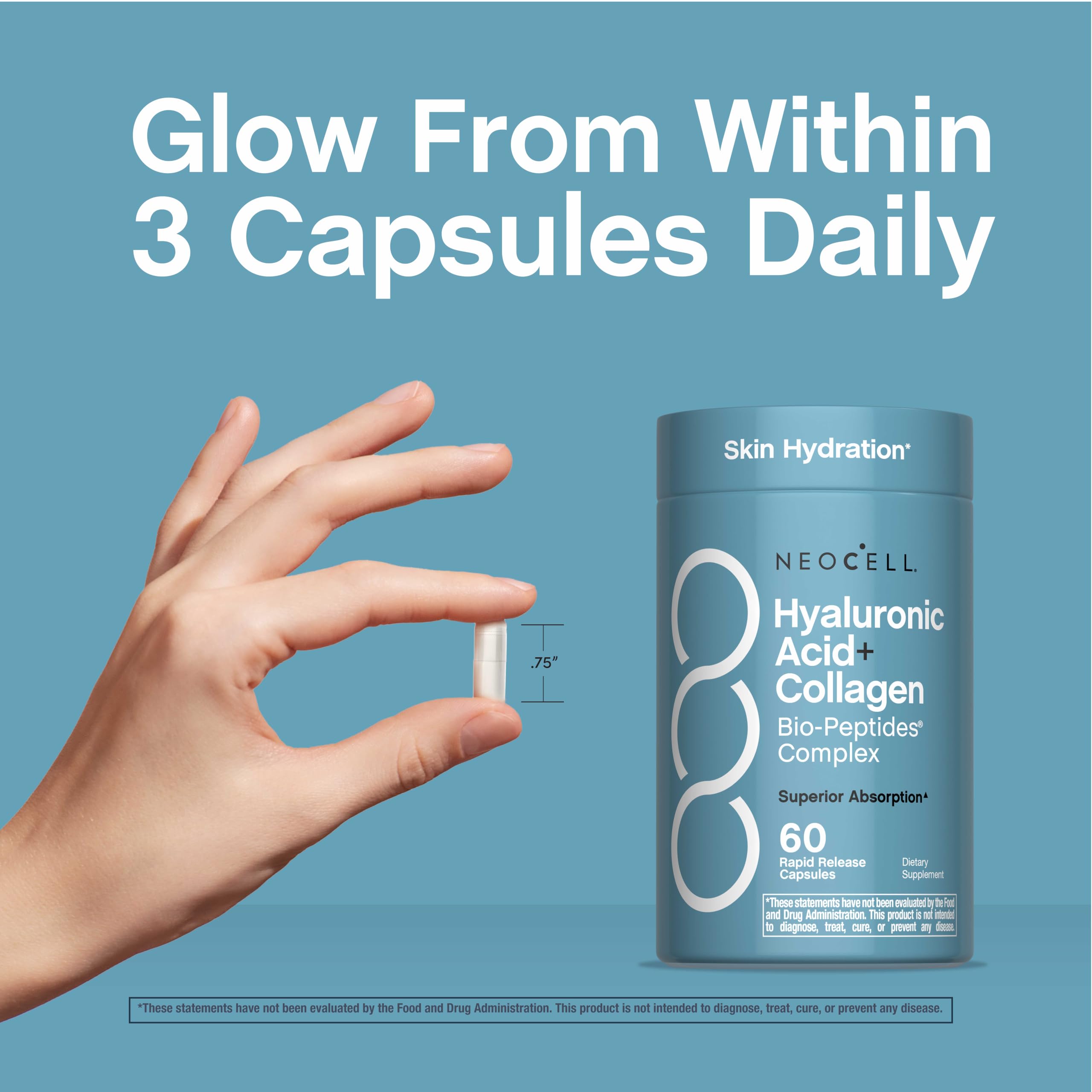 NeoCell Hyaluronic Acid Capsules | 60 Count — Amazon image 8
