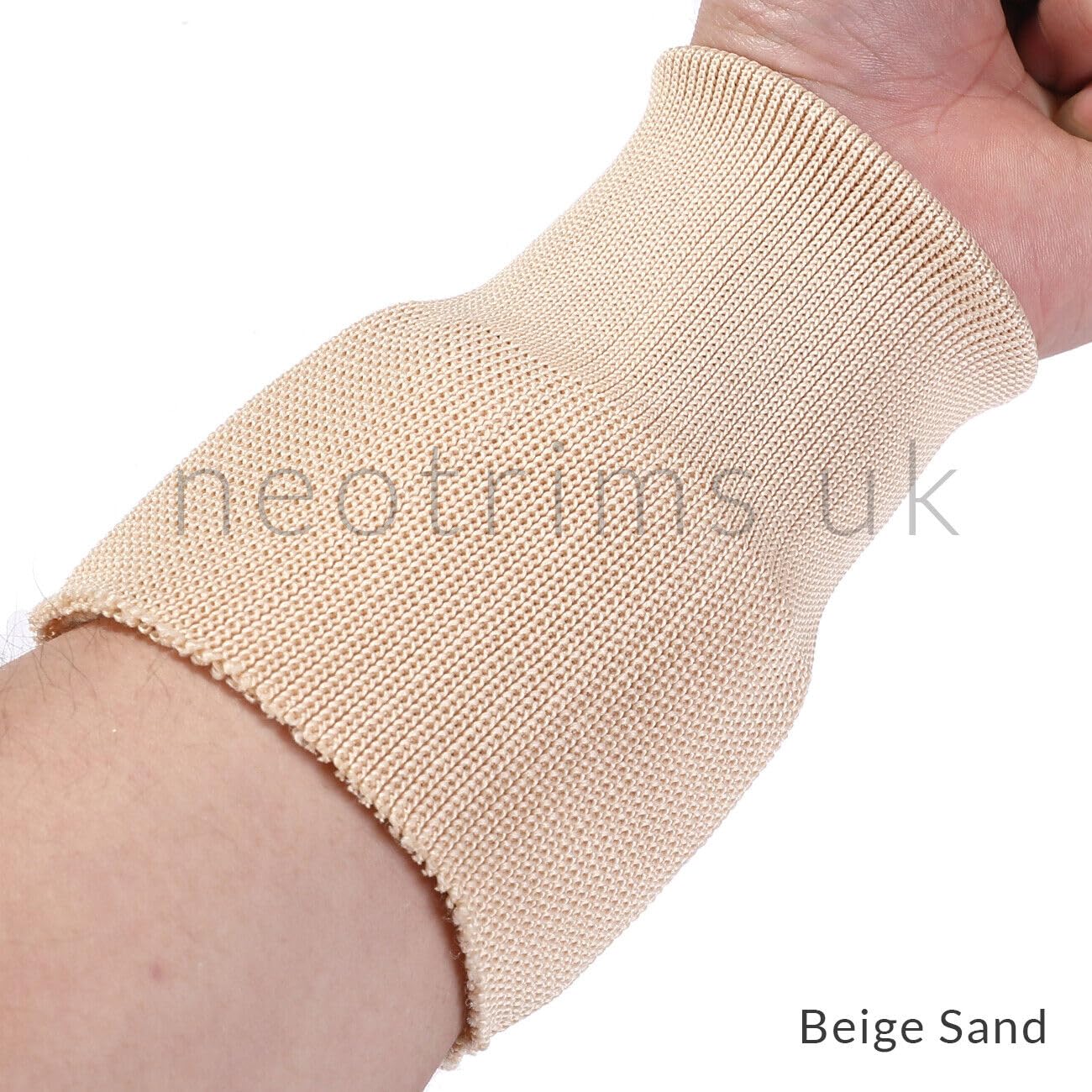 Rib Knit Cuff Pair for Replacement Repair Cuffing Old Jackets Bombers. No Side Seams - Image 2