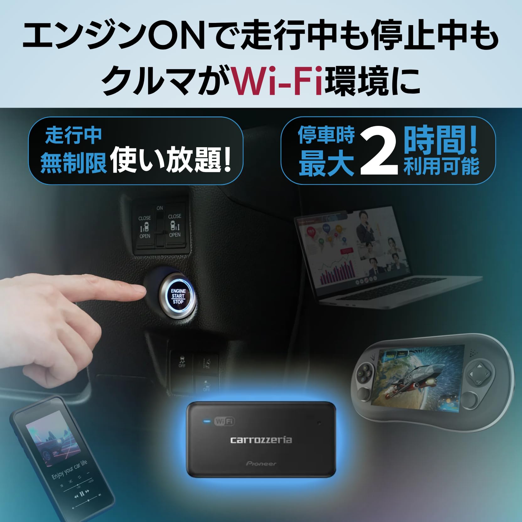 Amazon.co.jp: 【Amazon.co.jp 限定】 Pioneer 車載用 Wi-Fi ルーター