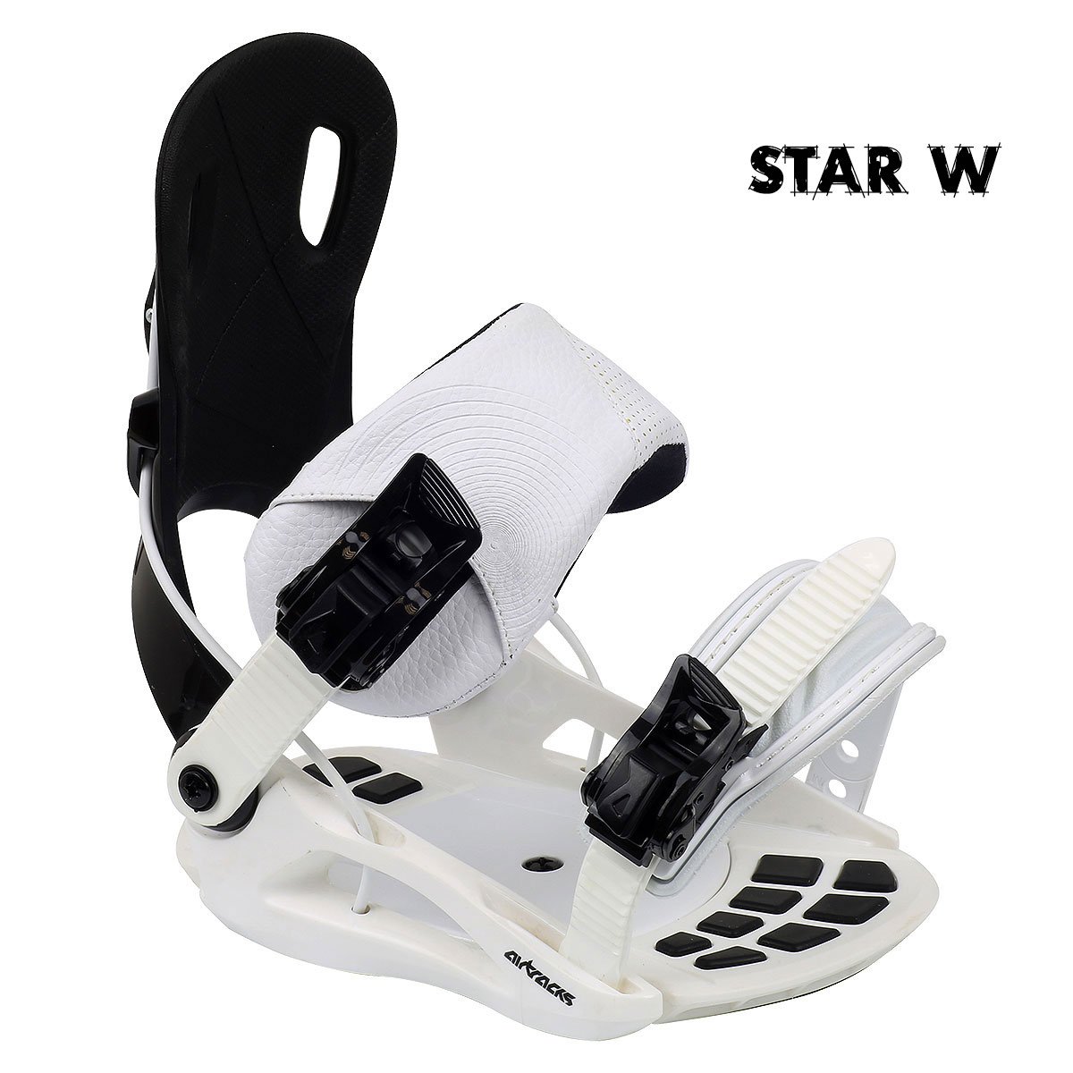 AIRTRACKS Snowboard Set/Pack/Planche BWF Lady Femme + Fixations Star W/Fixations Master W FASTEC + SB Sac /140 145 150 155 / cm