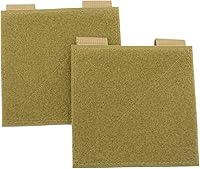Vista 9 de 2 paneles de parches Molle de gancho y bucle de 4 x 4 pulgadas para tablero de exhibición de insignias e insignias (verde militar)