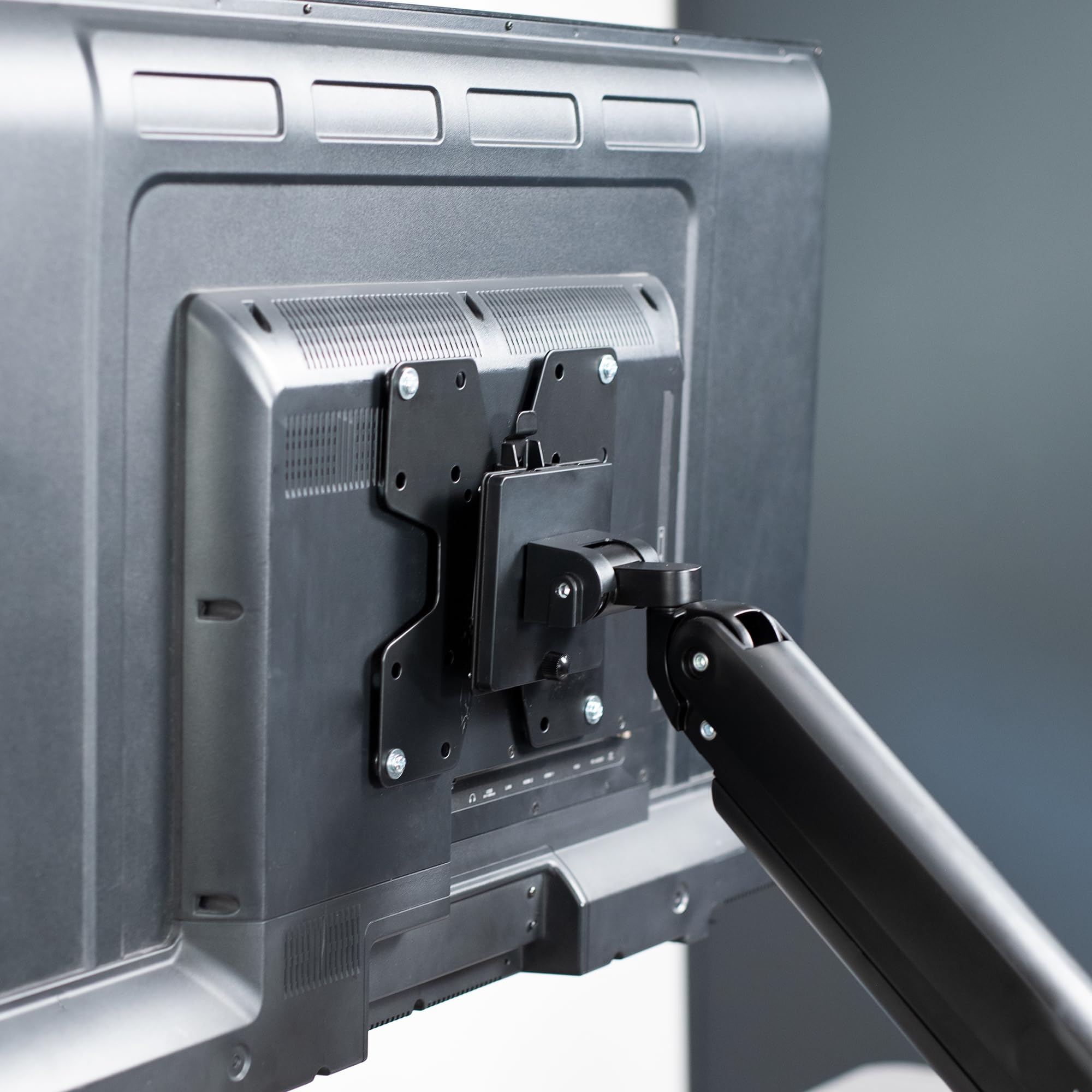 Vivo Grand Adaptateur VESA Mount Quick Release Bracket Kit, Support de Fixation et Support Mural Amovible VESA Plaque pour Montage Facile sur écran LCD et écran TV, STAND-VAD2H