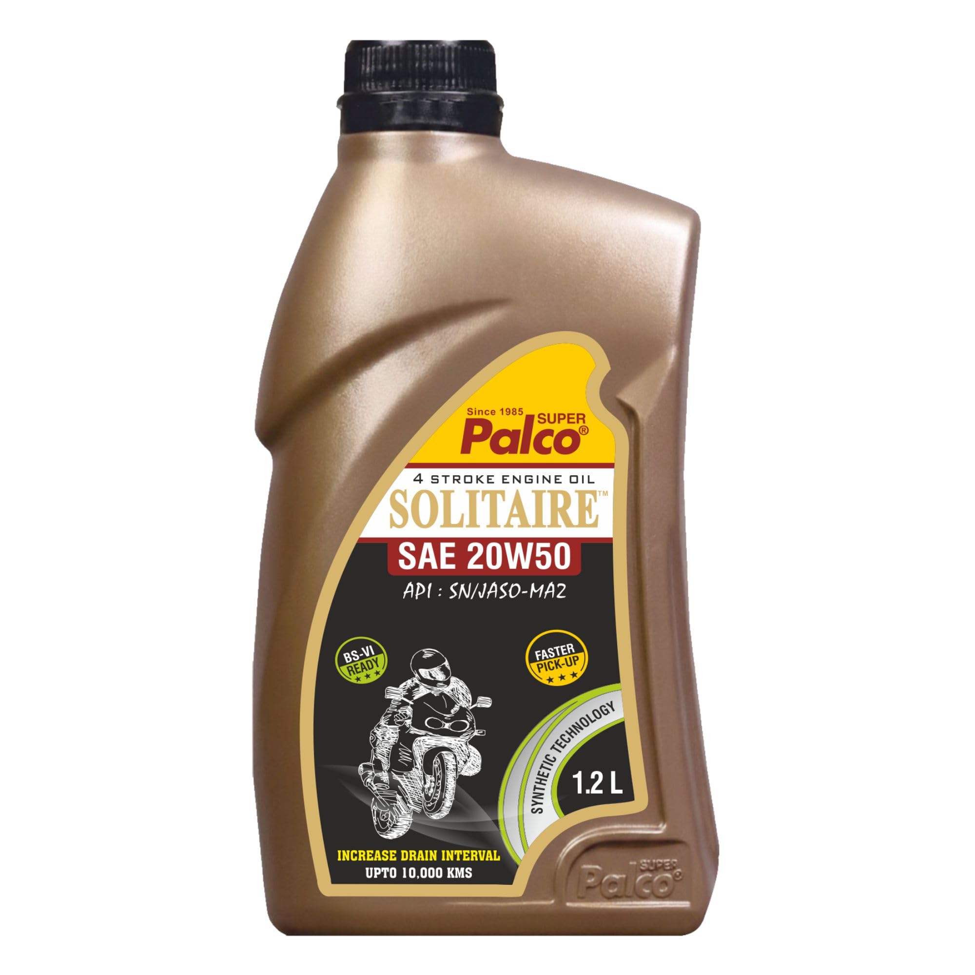 PALCO Solitaire 20W50 Engine Oil for Bike 1.2L | 4-Stroke Bike Engine Oil-picture-31