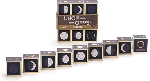 Miniatura 5 de Uncle Goose Bloques de fase lunar - Fabricado en los Estados Unidos
