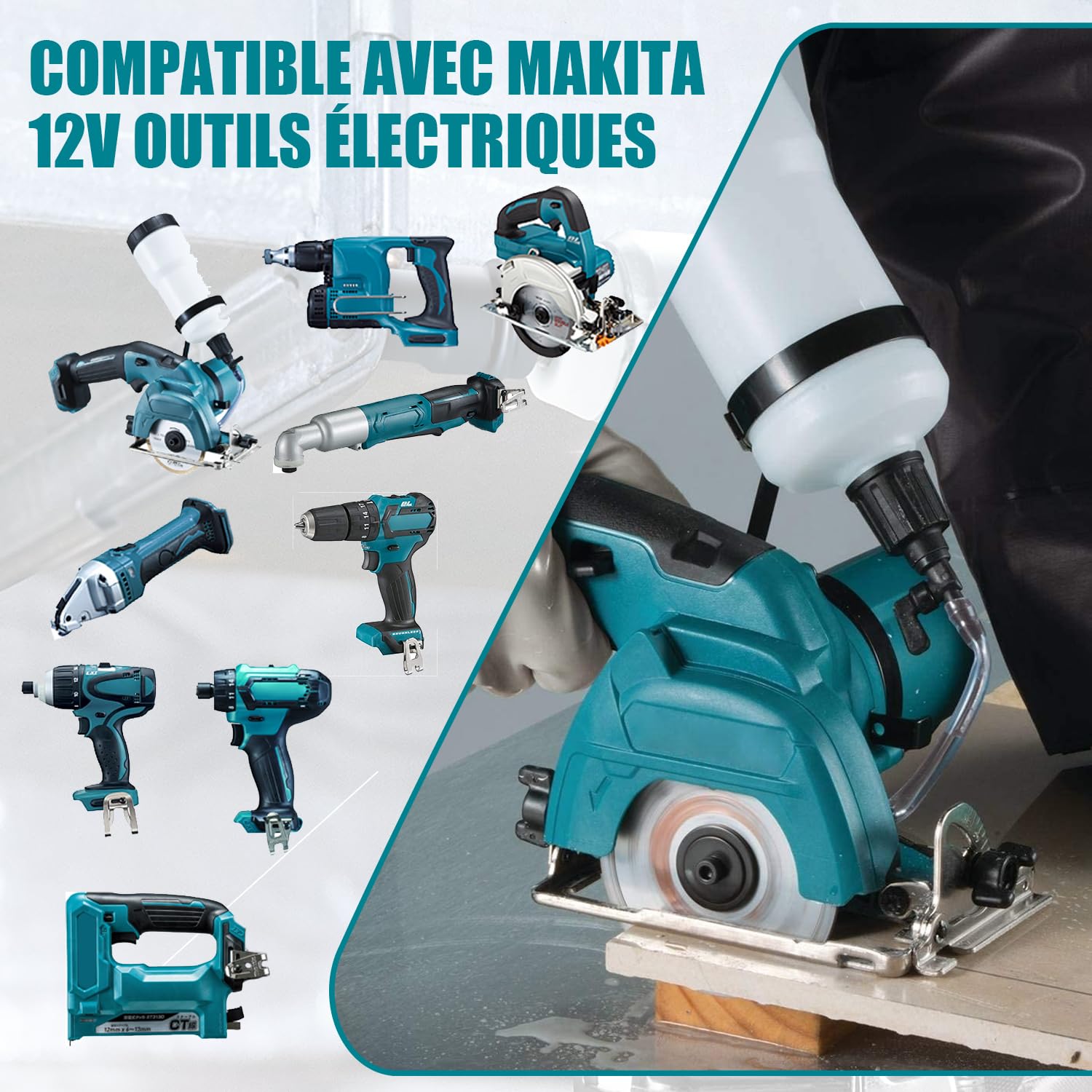 12 V 6 Ah Batterie de Remplacement pour Makita Outil 12 V | Applicable BL1041B BL1040B BL1016 BL1020B BL1021B