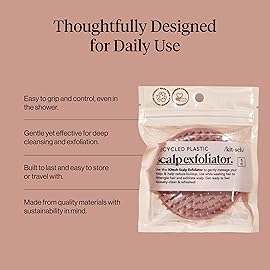 Kitsch Scalp Massager for Hair Care - Scalp Scrubber, Shampoo Brush & Exfoliator for All Hair Types - Relaxing & Exfoliating - Terracotta