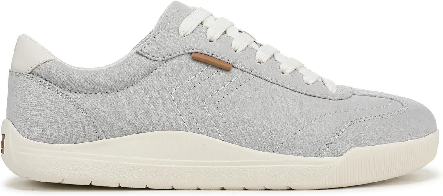 Dr. Scholl's Women's Be True Lace Up Sneaker Sneaker Light Grey Micro 6 M - Image 6