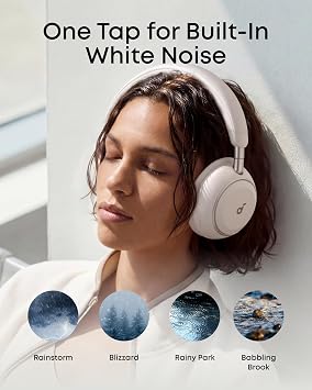soundcore Anker Space 2, Over-Ear Headphones, Travel-Ready, Bluetooth 6.1