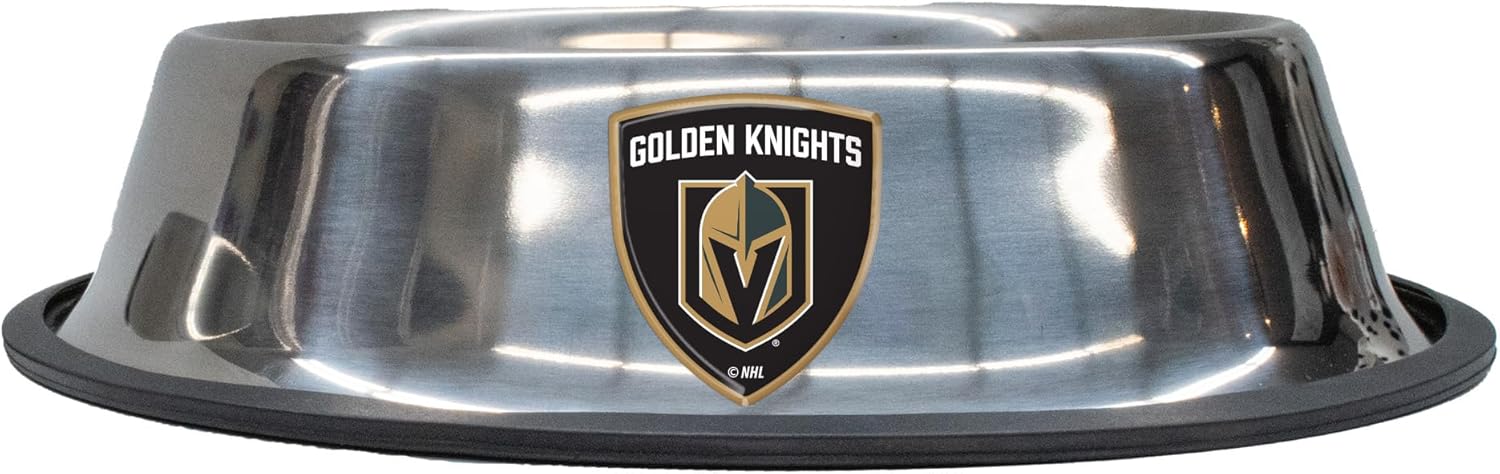 Littlearth NHL Vegas Golden Knights Everyday Pet Bowl, Small