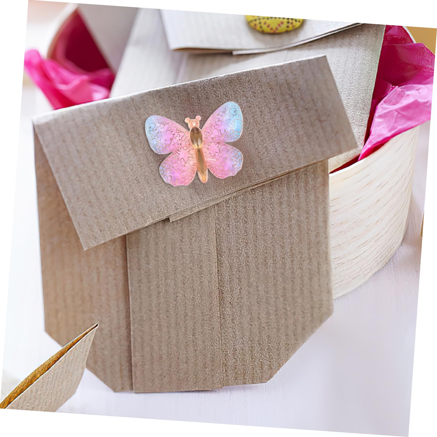 DOITOOL 5 Set Decorazioni Forma Con Retro Piatto Accessori Per Gioielli E Decorazioni Fai Da Te Per Abbigliamento Scarpe E Feste 40 Pezzi*5