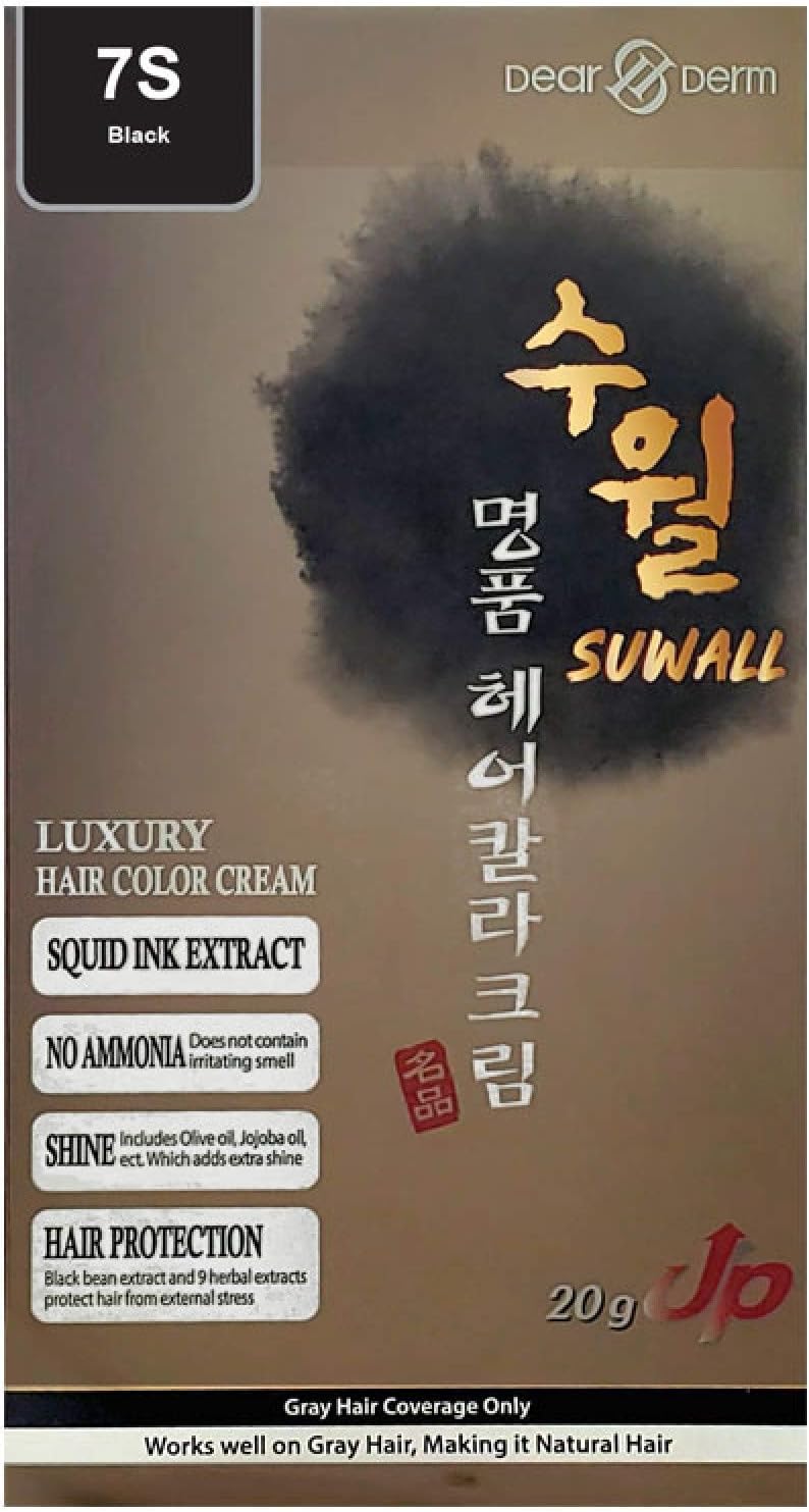 Su Wall Suwall Luxury Hair Color Cream 120g + 120g 7S