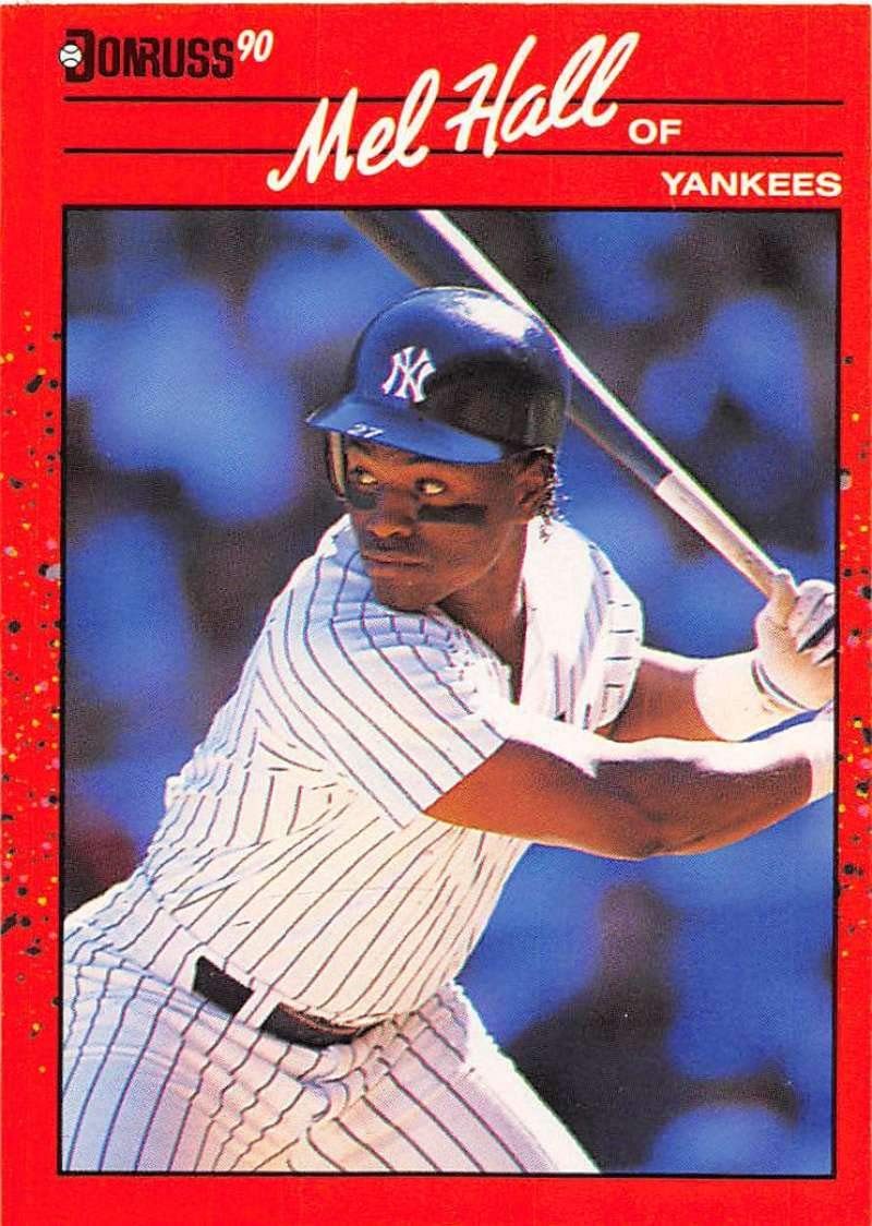Amazon.com: 1990 Donruss #598 Mel Hall NM-MT Yankees : Collectibles & Fine  Art