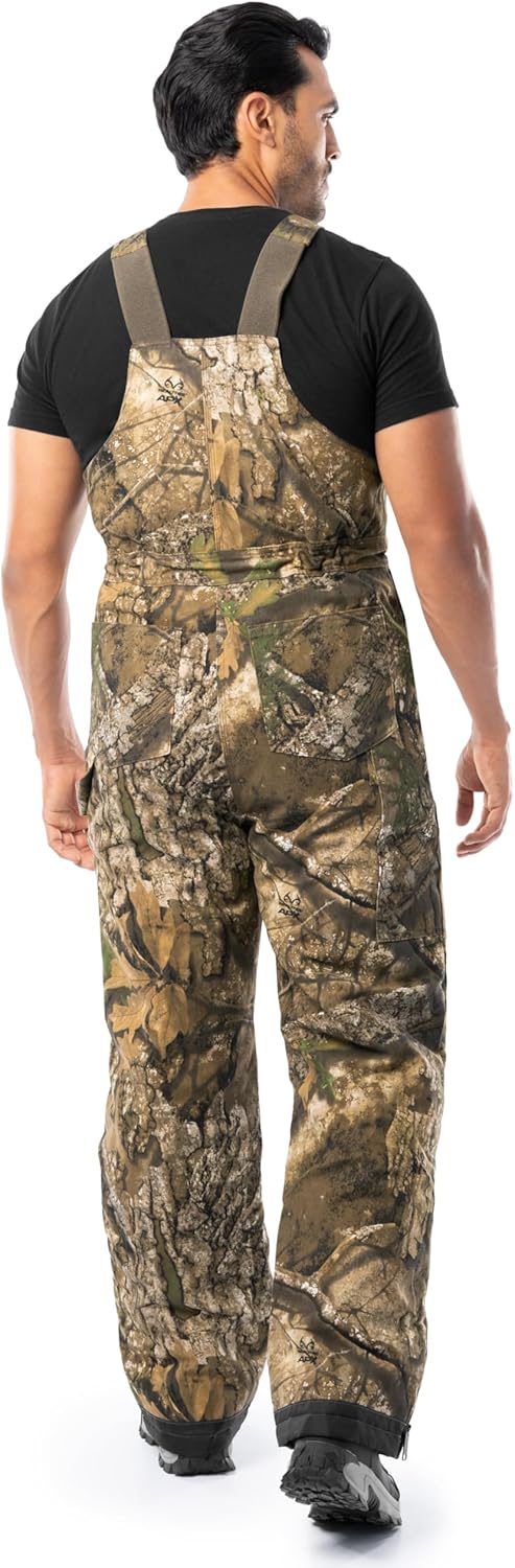 Realtree mens Insulated Flex Duck Bibs - Image 2