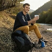 Vista 6 de Taza plegable de silicona, tazas plegables para campamento, taza plegable con tapas, taza de café plegable, taza reutilizable (azul)