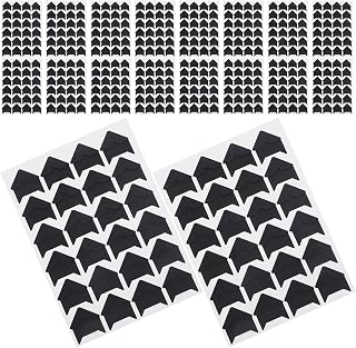 Black Self Adhesive Photo Album Corner Stickers 18 Sheets Paper