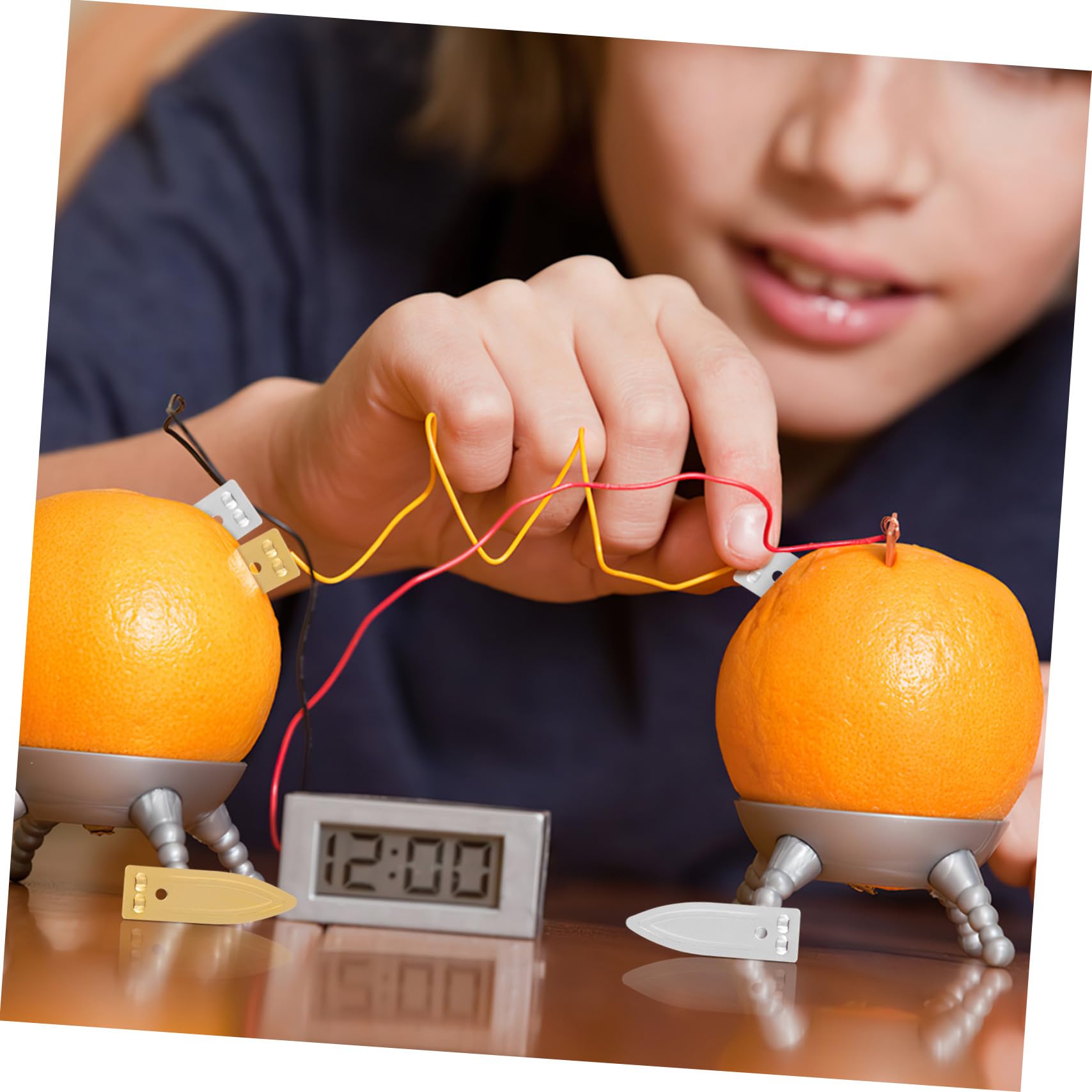 Cabilock 450 Piezas Tiras Electrodo Cobre y Zinc para Experimentos de Batería con Frutas Material Educativo Científico